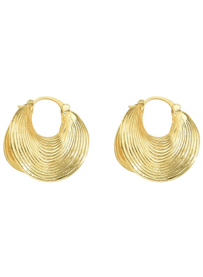 دايفو أقراط حلقية ملتوية للنساء بتصميم طبقات، مجوهرات أنيقة مضادة للحساسية، هدية مثالية لحفلات الزفاف والمناسبات والاستخدام اليومي - Image 5